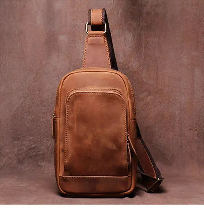 Erling Leather Sling Bag | Crossbody Leather Pack-4