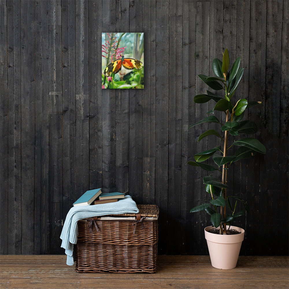 Butterfly Watercolor Canvas Print