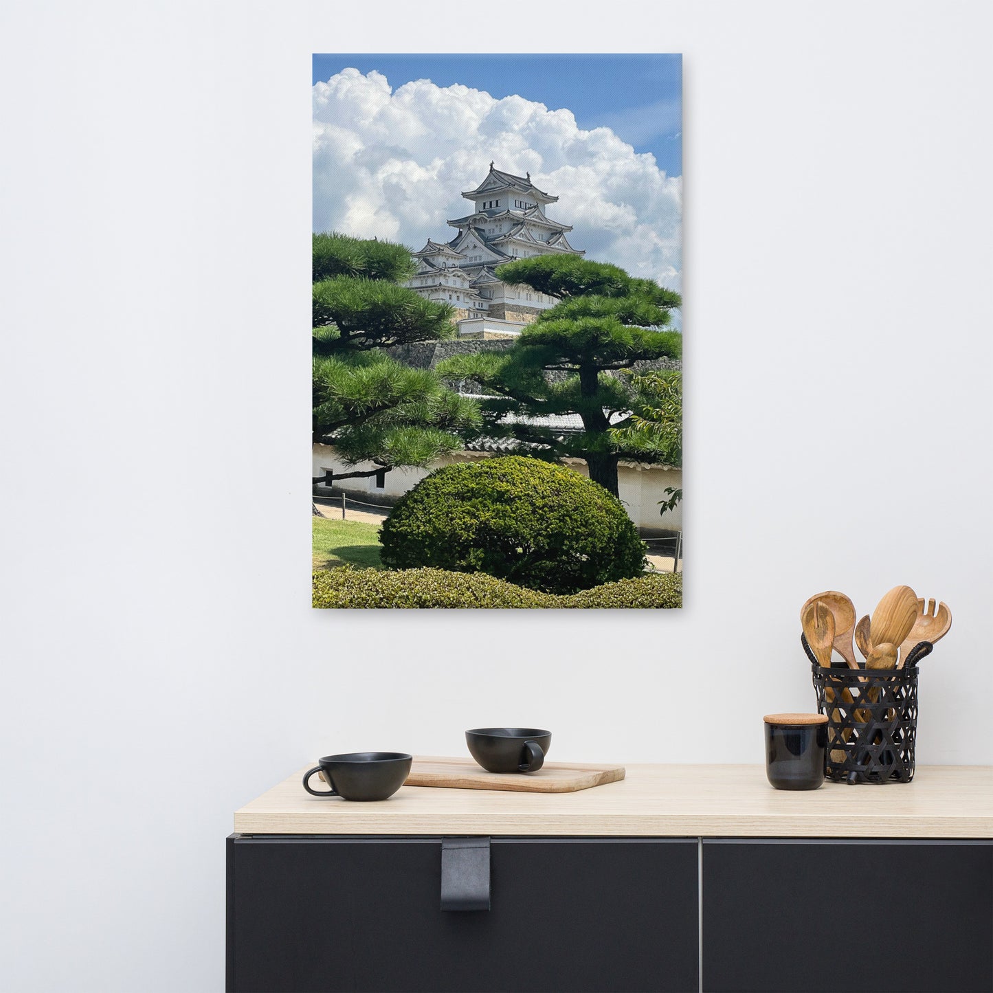 Hemeji Castle on Canvas