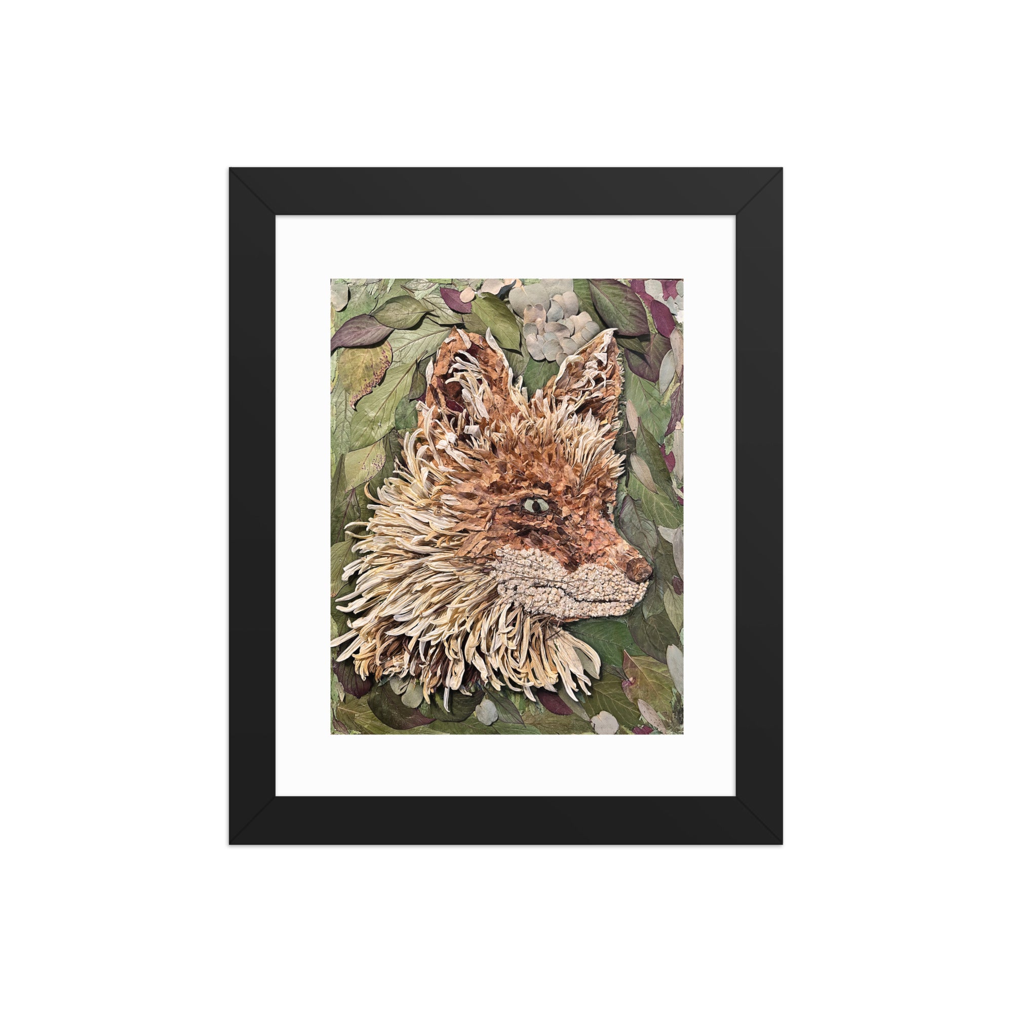 Fox Hill Farms アートプリント 額装品 Fox (Organic) - Framed Print – Trailhead Journals