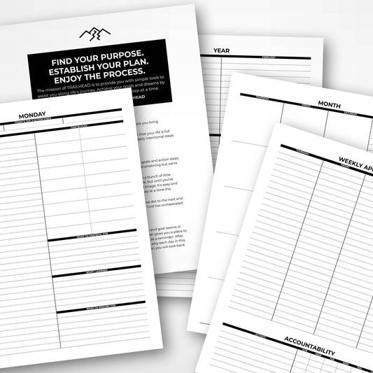 Trailhead Planner Printable Download